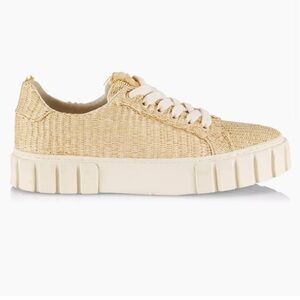 FARM RIO Straw Platform Low-top Sneakers Palha Size 9.5